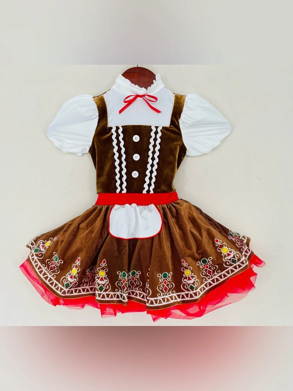 Weissman Showtime Gingerbread Girl dress
